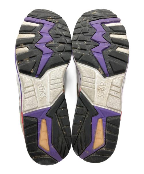 asics（アシックス）asics (アシックス) SNEAKERWOLF (スニーカーウルフ) GEL-PTG ホワイト×パープル×レッド サイズ:27.5の古着・服飾アイテム