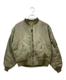 BOBSON WEST POINT（ボブソン ウエスト ポイント）の古着「MA-1ジャケット」｜カーキ