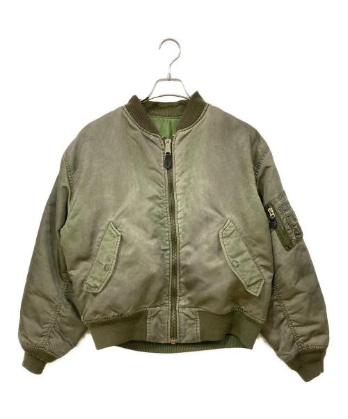 BOBSON WEST POINT（ボブソン ウエスト ポイント）BOBSON WEST POINT (ボブソン ウエスト ポイント) MA-1ジャケット カーキ サイズ:Mの古着・服飾アイテム
