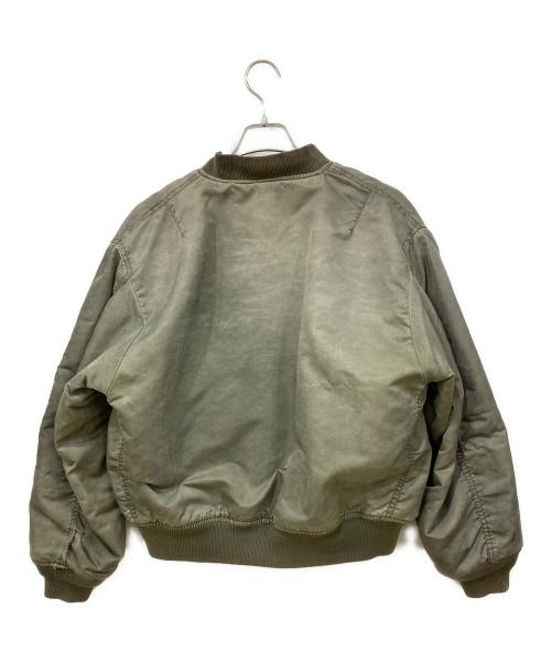 BOBSON WEST POINT（ボブソン ウエスト ポイント）BOBSON WEST POINT (ボブソン ウエスト ポイント) MA-1ジャケット カーキ サイズ:Mの古着・服飾アイテム