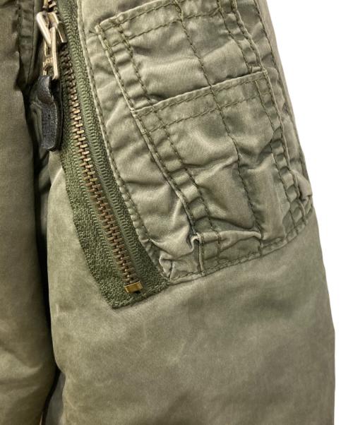 BOBSON WEST POINT（ボブソン ウエスト ポイント）BOBSON WEST POINT (ボブソン ウエスト ポイント) MA-1ジャケット カーキ サイズ:Mの古着・服飾アイテム