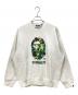 BAPE BY A BATHING APE（ベイプバイアベイシングエイプ）の古着「スウェット」｜ホワイト×カーキ
