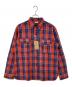 WAREHOUSE（ウエアハウス）の古着「長袖シャツ」｜レッド×ネイビー