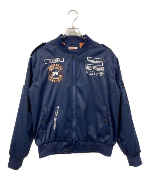 BALINMA（バルマン）BALINMA (バルマン) MA-1ジャケット ネイビー サイズ:Lサイズの古着・服飾アイテム