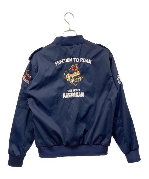 BALINMA（バルマン）BALINMA (バルマン) MA-1ジャケット ネイビー サイズ:Lサイズの古着・服飾アイテム