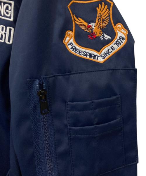 BALINMA（バルマン）BALINMA (バルマン) MA-1ジャケット ネイビー サイズ:Lサイズの古着・服飾アイテム