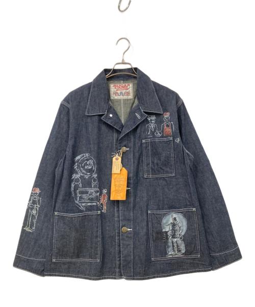 SUGAR CANE（シュガーケーン）SUGAR CANE (シュガーケーン) デニムカバーオール インディゴ サイズ:SIZE 42 未使用品の古着・服飾アイテム