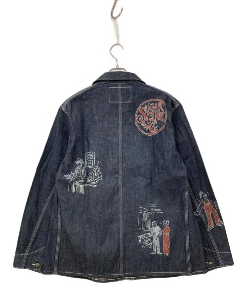 SUGAR CANE（シュガーケーン）SUGAR CANE (シュガーケーン) デニムカバーオール インディゴ サイズ:SIZE 42 未使用品の古着・服飾アイテム