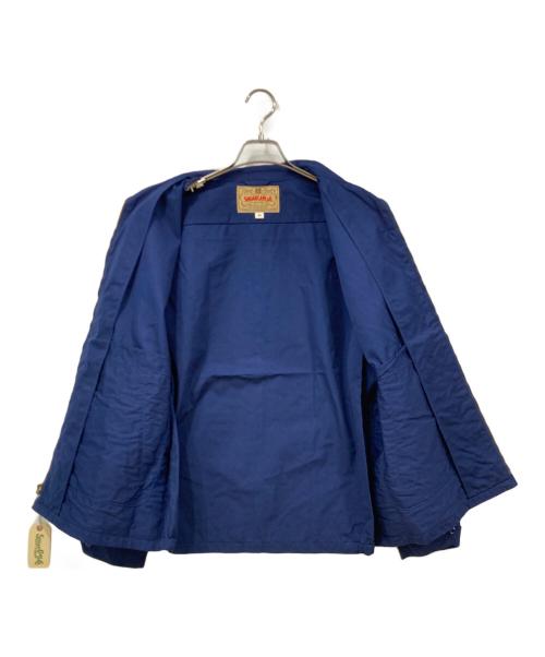 SUGAR CANE（シュガーケーン）SUGAR CANE (シュガーケーン) コットンウェザークロス スポーツジャケット ブルー サイズ:SIZE 42の古着・服飾アイテム
