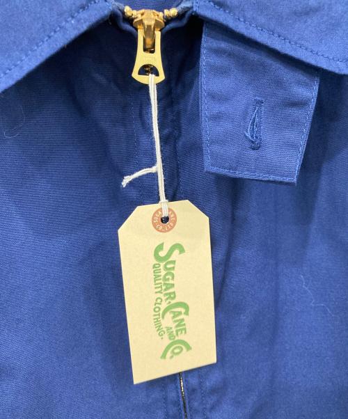 SUGAR CANE（シュガーケーン）SUGAR CANE (シュガーケーン) コットンウェザークロス スポーツジャケット ブルー サイズ:SIZE 42の古着・服飾アイテム