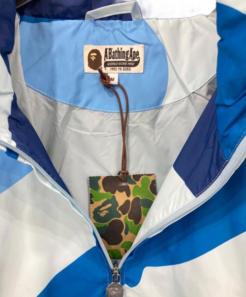 A BATHING APE（アベイシングエイプ）A BATHING APE (アベイシングエイプ) ナイロンジャケット ブルー サイズ:Mサイズ 未使用品の古着・服飾アイテム
