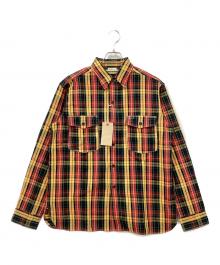 WAREHOUSE（ウエアハウス）の古着「長袖シャツ」｜レッド×イエロー