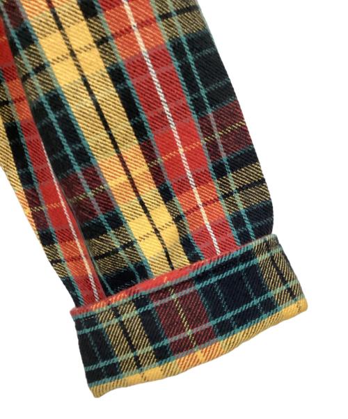 WAREHOUSE（ウエアハウス）WAREHOUSE (ウエアハウス) 長袖シャツ レッド×イエロー サイズ:SIZE 44の古着・服飾アイテム