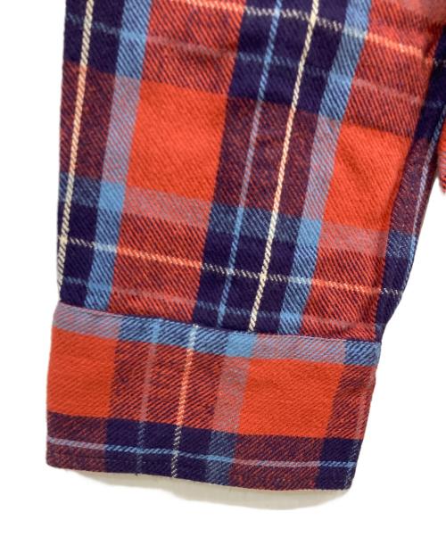 WAREHOUSE（ウエアハウス）WAREHOUSE (ウエアハウス) 長袖シャツ レッド×ネイビー サイズ:SIZE 44の古着・服飾アイテム