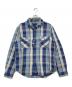 POLO BY RALPH LAUREN（ポロ バイ ラルフローレン）の古着「長袖シャツ」｜ブルー×グレー