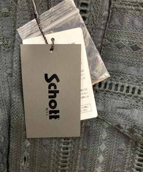 Schott（ショット）Schott (ショット) 半袖シャツ ブラック サイズ:XLサイズの古着・服飾アイテム