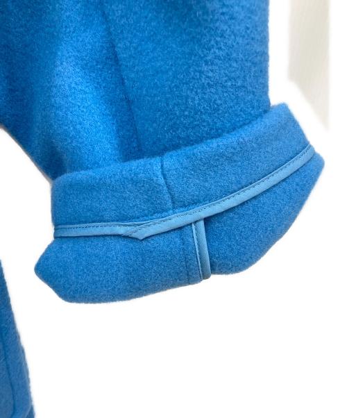 ORCIVAL（オーシバル）ORCIVAL (オーシバル) ウールメルトンフードダッフルコート ブルー サイズ:SIZE 5の古着・服飾アイテム