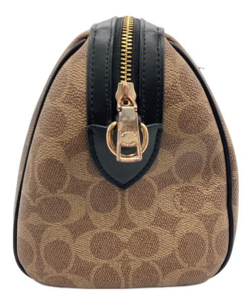 COACH（コーチ）COACH (コーチ) 2WAYバッグ ブラック×ブラウンの古着・服飾アイテム