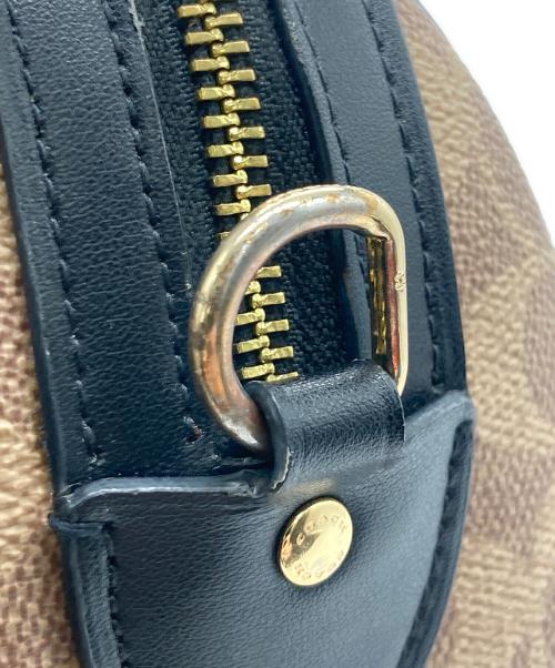 COACH（コーチ）COACH (コーチ) 2WAYバッグ ブラック×ブラウンの古着・服飾アイテム