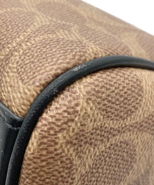 COACH（コーチ）COACH (コーチ) 2WAYバッグ ブラック×ブラウンの古着・服飾アイテム