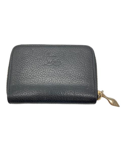 Christian Louboutin（クリスチャン・ルブタン）Christian Louboutin (クリスチャン・ルブタン) COIN PURSE/PANETTONE ブラック×レッドの古着・服飾アイテム