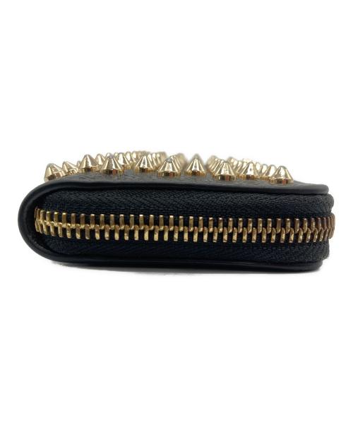 Christian Louboutin（クリスチャン・ルブタン）Christian Louboutin (クリスチャン・ルブタン) COIN PURSE/PANETTONE ブラック×レッドの古着・服飾アイテム