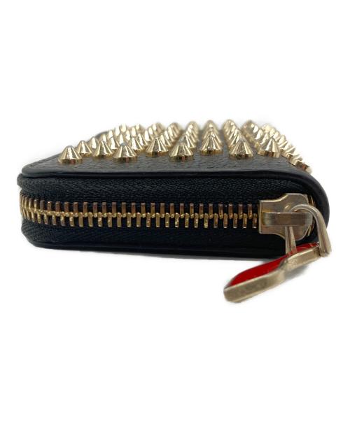 Christian Louboutin（クリスチャン・ルブタン）Christian Louboutin (クリスチャン・ルブタン) COIN PURSE/PANETTONE ブラック×レッドの古着・服飾アイテム
