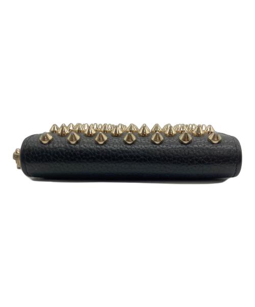 Christian Louboutin（クリスチャン・ルブタン）Christian Louboutin (クリスチャン・ルブタン) COIN PURSE/PANETTONE ブラック×レッドの古着・服飾アイテム