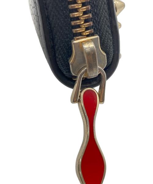 Christian Louboutin（クリスチャン・ルブタン）Christian Louboutin (クリスチャン・ルブタン) COIN PURSE/PANETTONE ブラック×レッドの古着・服飾アイテム
