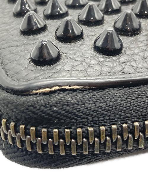 Christian Louboutin（クリスチャン・ルブタン）Christian Louboutin (クリスチャン・ルブタン) 長財布/PANETTONE ブラック×レッドの古着・服飾アイテム