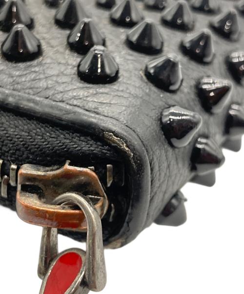 Christian Louboutin（クリスチャン・ルブタン）Christian Louboutin (クリスチャン・ルブタン) 長財布/PANETTONE ブラック×レッドの古着・服飾アイテム