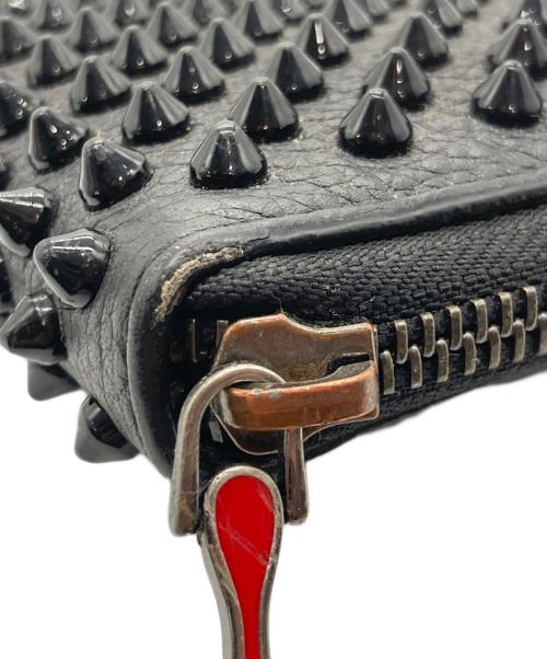Christian Louboutin（クリスチャン・ルブタン）Christian Louboutin (クリスチャン・ルブタン) 長財布/PANETTONE ブラック×レッドの古着・服飾アイテム