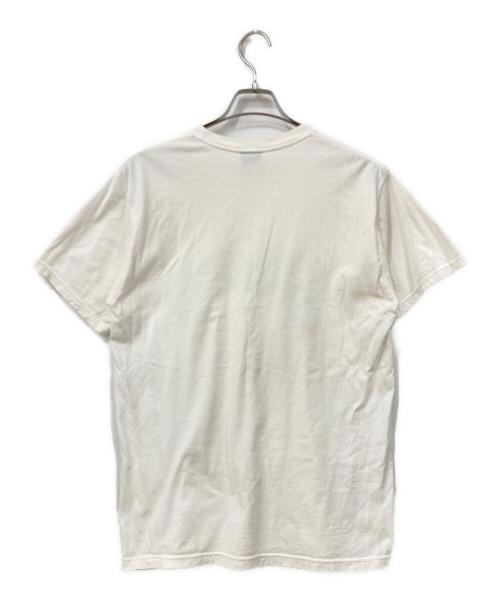 stussy（ステューシー）stussy (ステューシー) 半袖カットソー アイボリー×グリーン サイズ:Mの古着・服飾アイテム