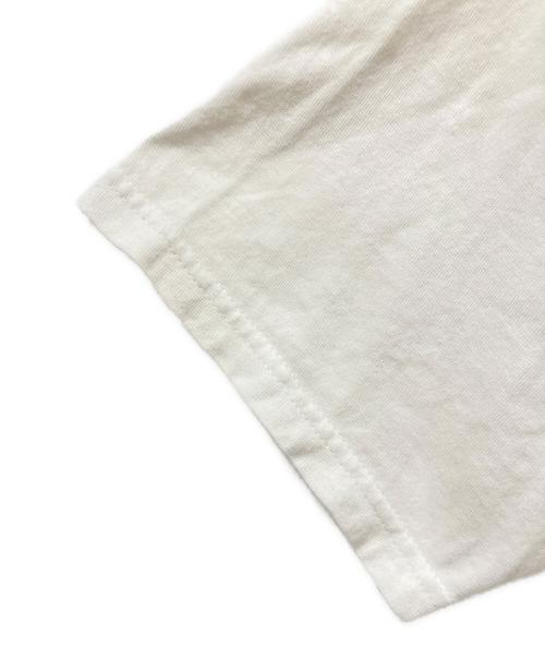stussy（ステューシー）stussy (ステューシー) 半袖カットソー アイボリー×グリーン サイズ:Mの古着・服飾アイテム