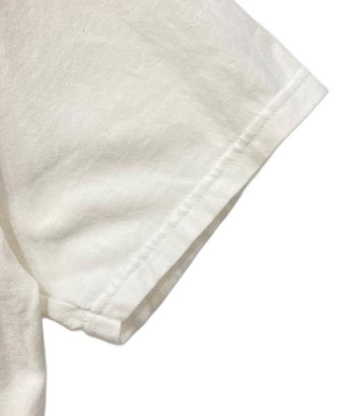 stussy（ステューシー）stussy (ステューシー) 半袖カットソー アイボリー×グリーン サイズ:Mの古着・服飾アイテム