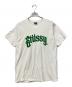 stussy（ステューシー）の古着「半袖カットソー」｜アイボリー×グリーン