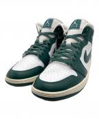 NIKEナイキ）の古着「スニーカー/Air Jordan 1 Mid "Green"」｜グリーン×ホワイト