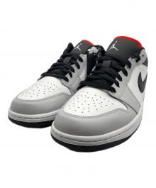 NIKE（ナイキ）の古着「スニーカー/JORDAN 1 LOW」｜グレー×ホワイト