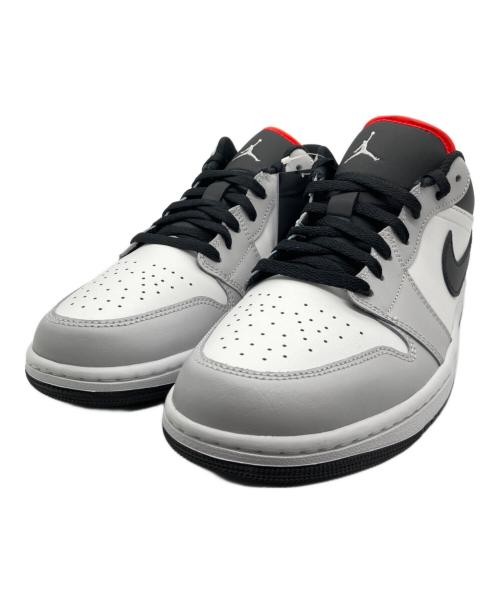 NIKE（ナイキ）NIKE (ナイキ) スニーカー/JORDAN 1 LOW グレー×ホワイト サイズ:28.5cm 未使用品の古着・服飾アイテム