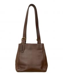 COACH（コーチ）の古着「レザートートバッグ」｜ブラウン