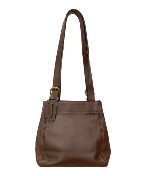 COACH（コーチ）COACH (コーチ) レザートートバッグ ブラウンの古着・服飾アイテム