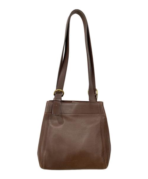 COACH（コーチ）COACH (コーチ) レザートートバッグ ブラウンの古着・服飾アイテム