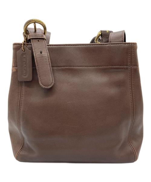 COACH（コーチ）COACH (コーチ) レザートートバッグ ブラウンの古着・服飾アイテム