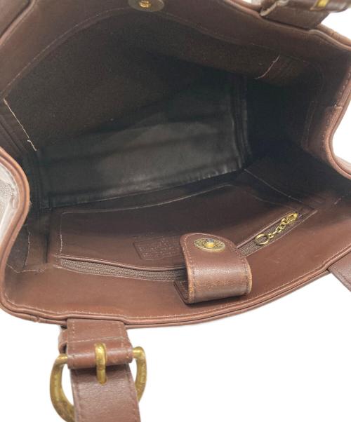 COACH（コーチ）COACH (コーチ) レザートートバッグ ブラウンの古着・服飾アイテム