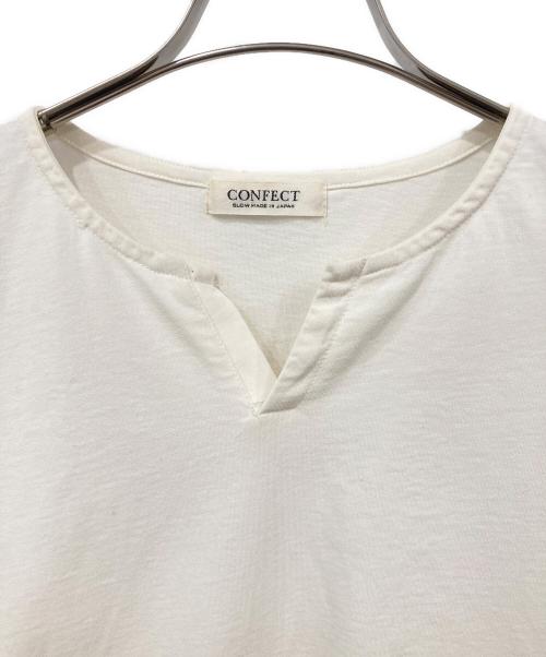 confect（コンフェクト）confect (コンフェクト) 長袖カットソー ホワイト サイズ:3の古着・服飾アイテム
