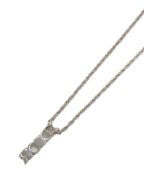 Christian Dior（クリスチャン ディオール）Christian Dior (クリスチャン ディオール) ロゴペンダントネックレス シルバーカラーの古着・服飾アイテム