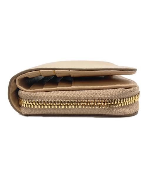 GIANNI CHIARINI（ジャンニ キアリーニ）GIANNI CHIARINI (ジャンニ キアリーニ) 2つ折り財布 ベージュの古着・服飾アイテム