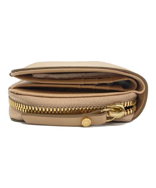 GIANNI CHIARINI（ジャンニ キアリーニ）GIANNI CHIARINI (ジャンニ キアリーニ) 2つ折り財布 ベージュの古着・服飾アイテム