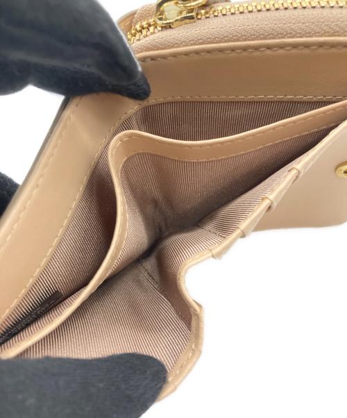 GIANNI CHIARINI（ジャンニ キアリーニ）GIANNI CHIARINI (ジャンニ キアリーニ) 2つ折り財布 ベージュの古着・服飾アイテム