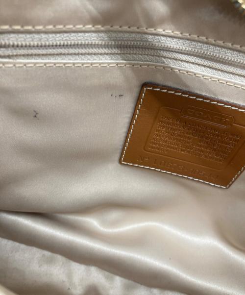COACH（コーチ）COACH (コーチ) ハンドバッグ ブラウン×ベージュの古着・服飾アイテム